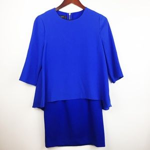 Ted Baker London 2 Blue Sheath Dress Blouse